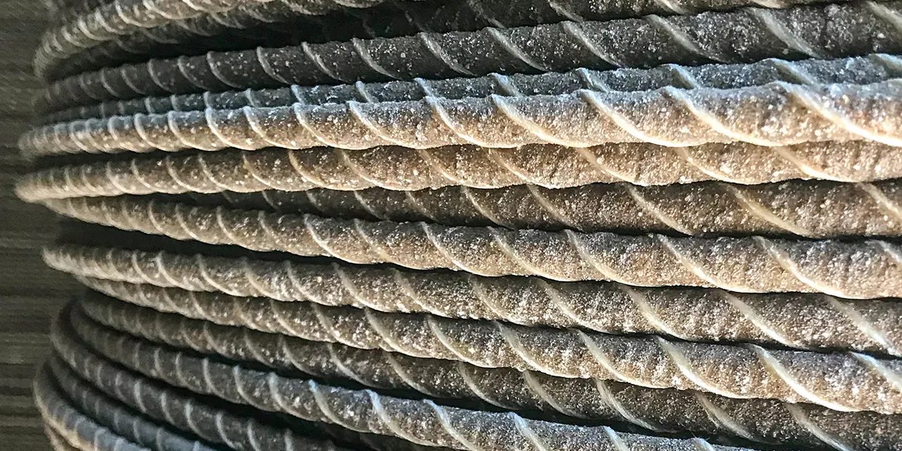 Песчаное покрытие композитной арматуры